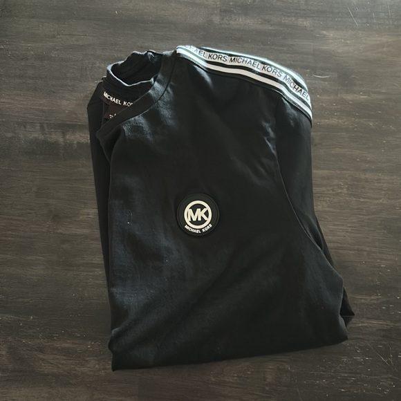 Micheal kors shirt and pants set, black/white, size:LG - Picture 4 of 4